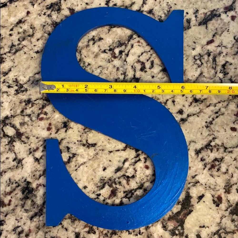 Letter S Decor - Picture 4 of 4